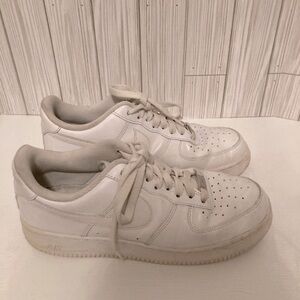 Nike Air Force one low white sneaker women’s size 10